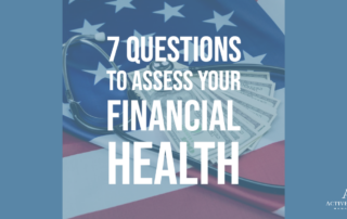 Don't neglect your financial health! Check up on yourself and make changes if necessary.