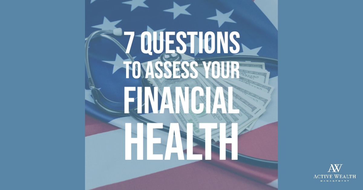 Don't neglect your financial health! Check up on yourself and make changes if necessary.